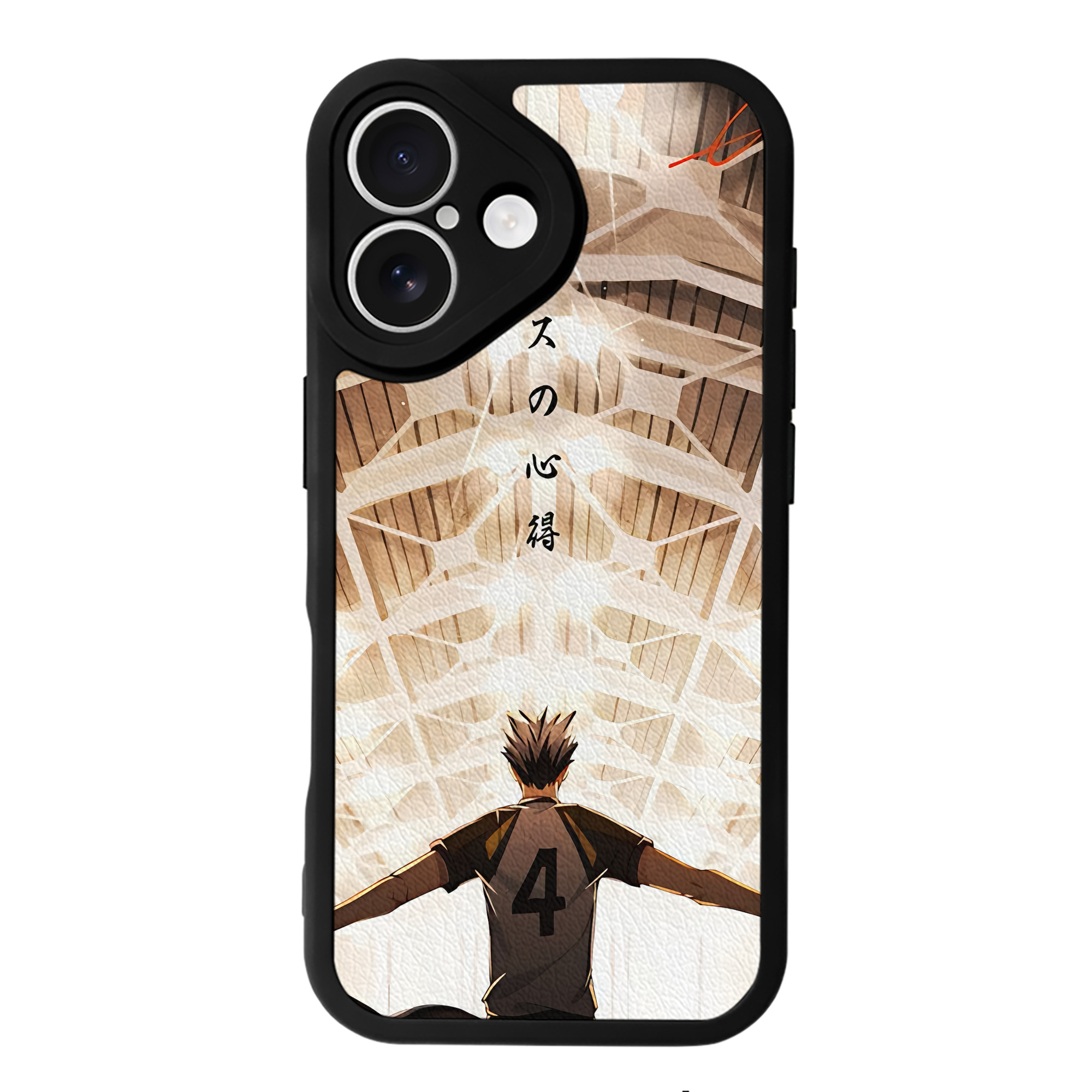 （画像用） ハイキュー!! Haikyu!! 【iPhone 16シリーズ対応】シリコンスマホケース（レザー調） 材質：シリコン